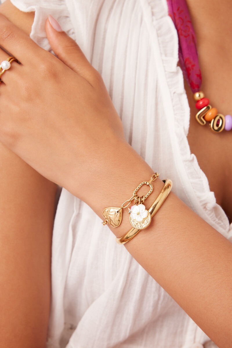 Chain bracelet with heart and multi charms | My Jewellery