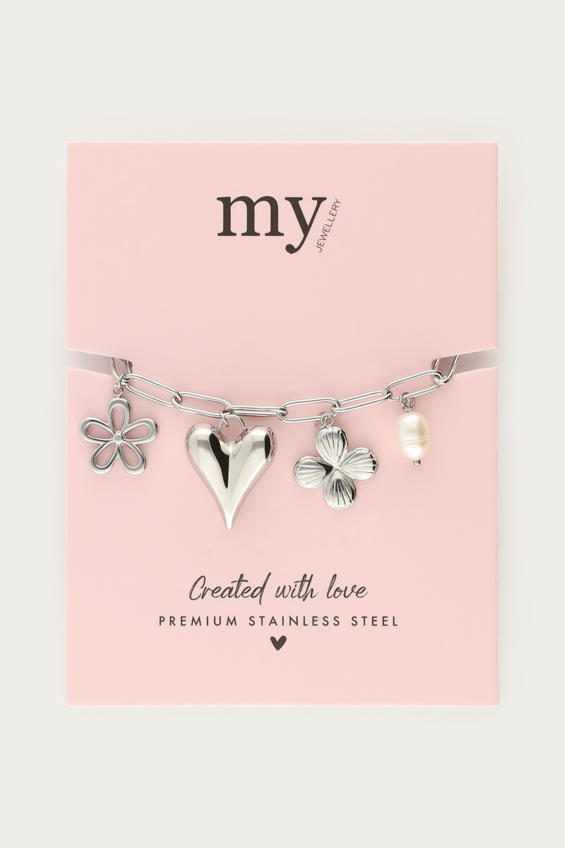 Chain bracelet with multi charms | My Jewellery