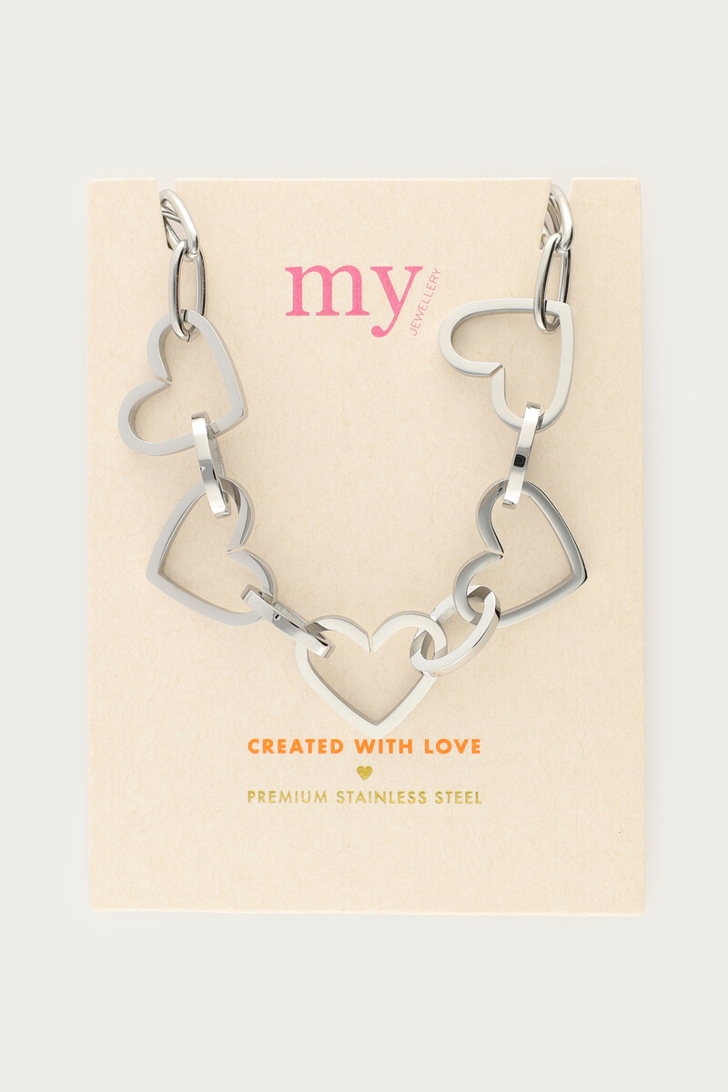 Link chain with open hearts | My Jewellery