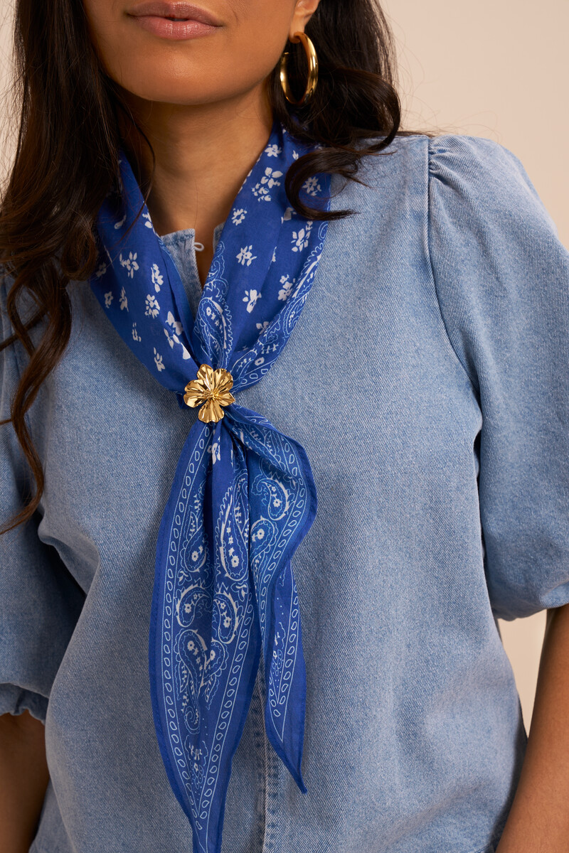 Charm scarf with flower | My Jewellery