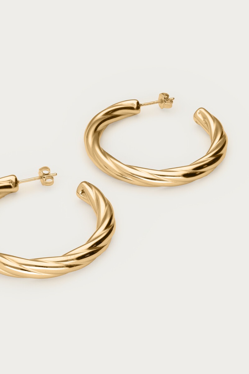 Chunky twist earrings | My Jewellery