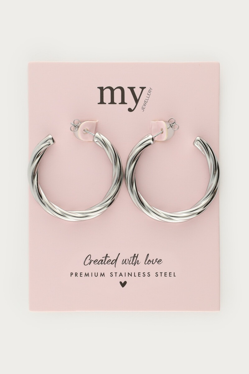 Chunky twist earrings | My Jewellery