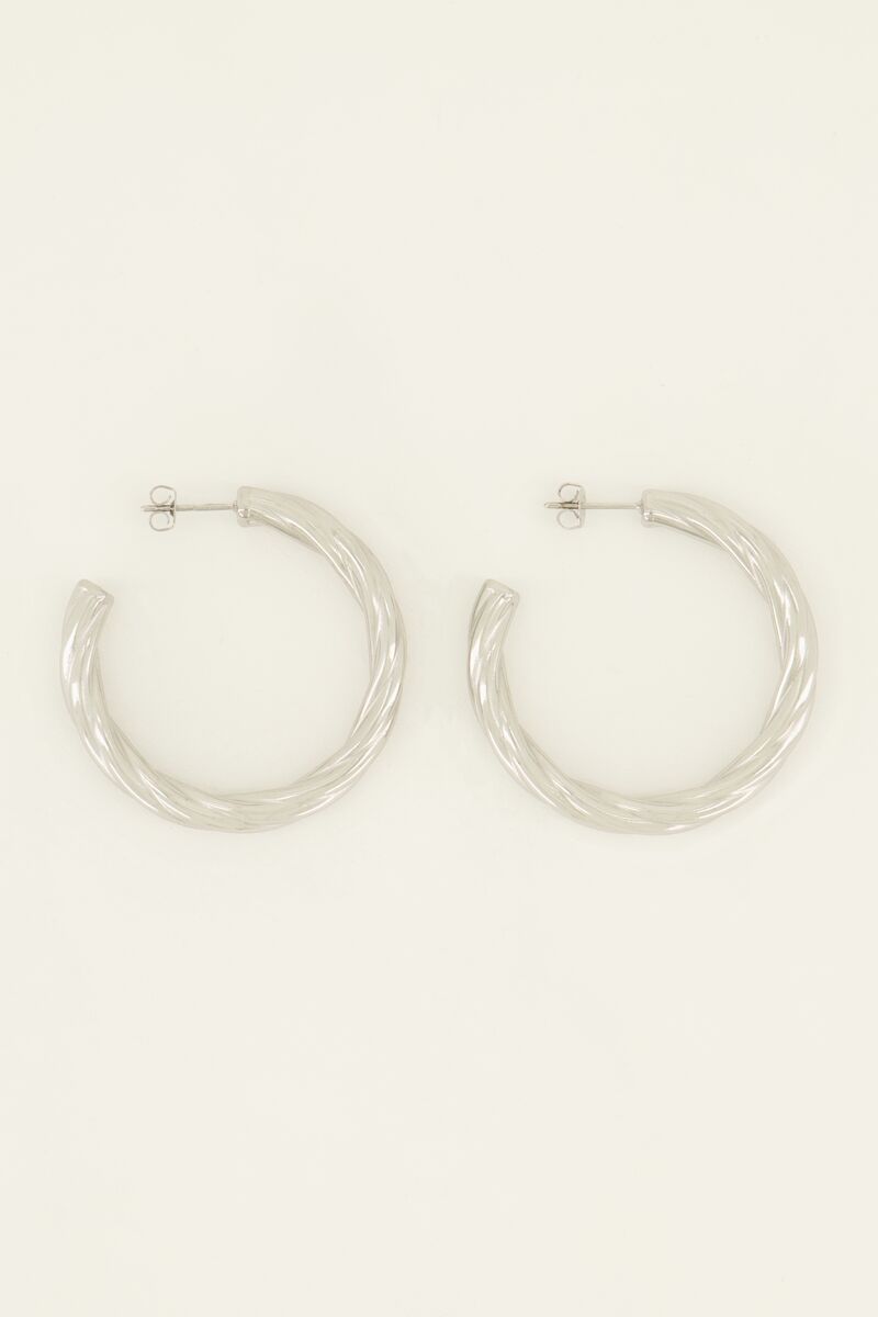 Oorhangers met chunky twist | My Jewellery