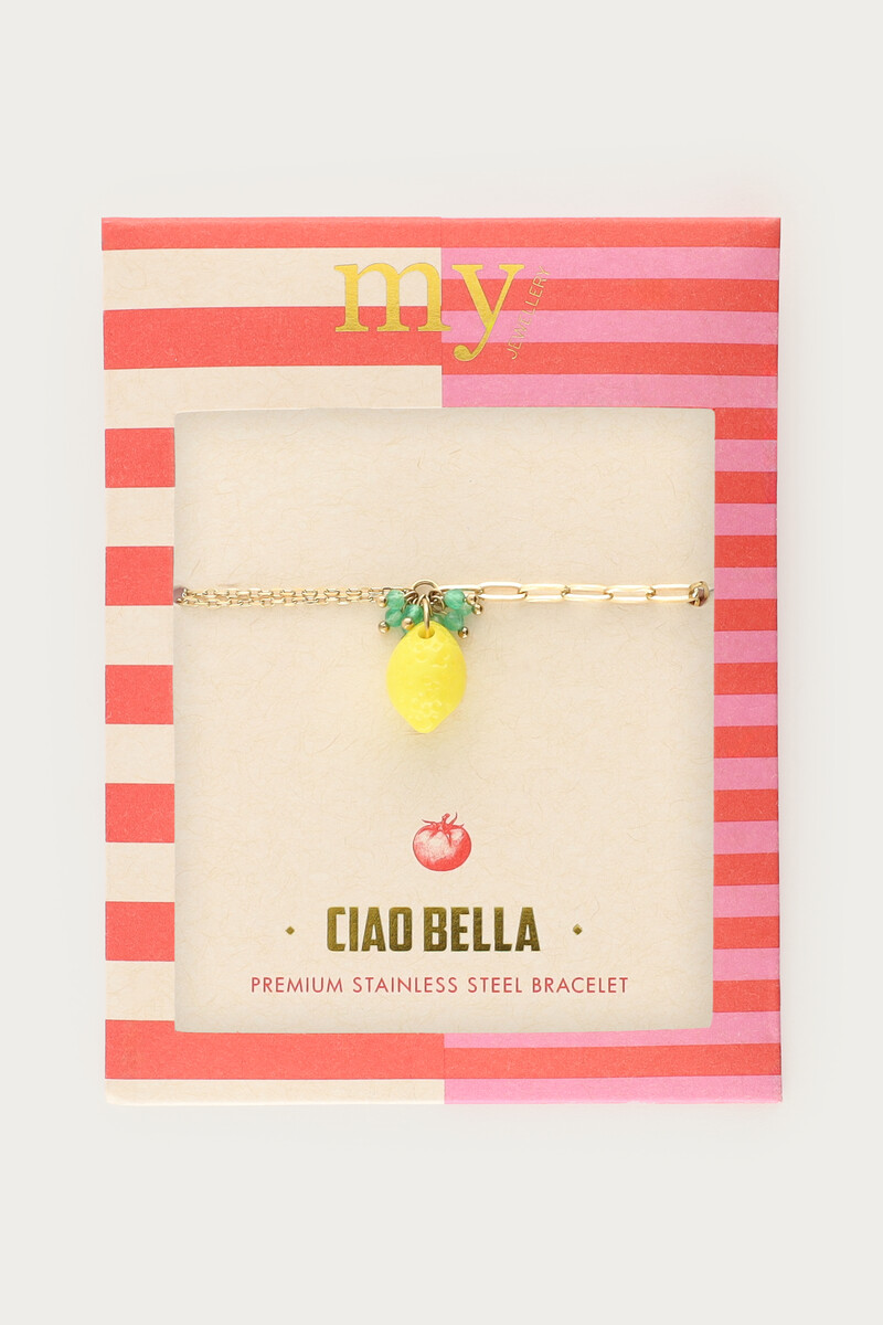 Ciao bracelet with lemon | My Jewellery