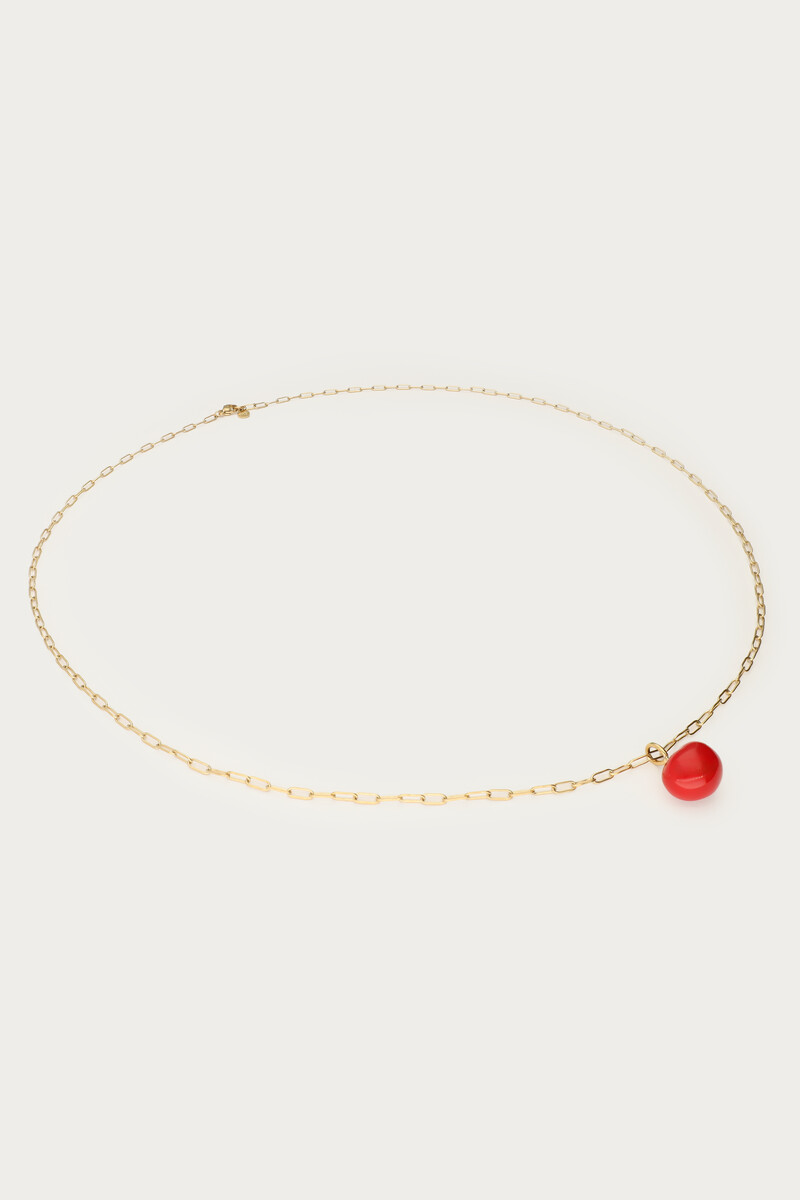 Ciao chain necklace with tomato | My Jewellery