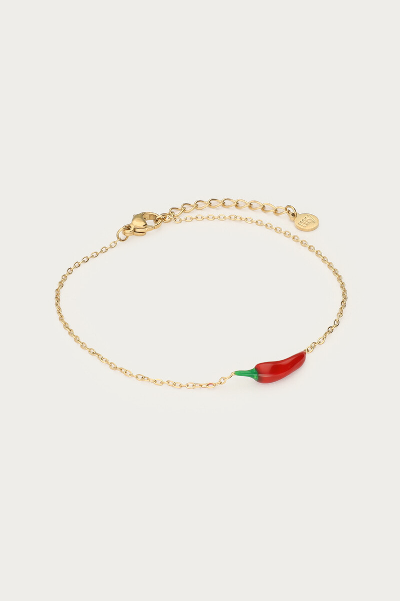 Ciao bracelet with red pepper | My Jewellery