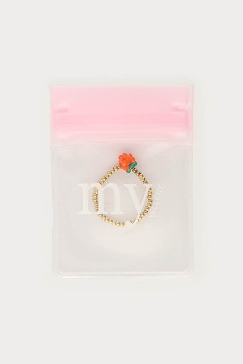 Ciao stretch ring with mandarin | My Jewellery