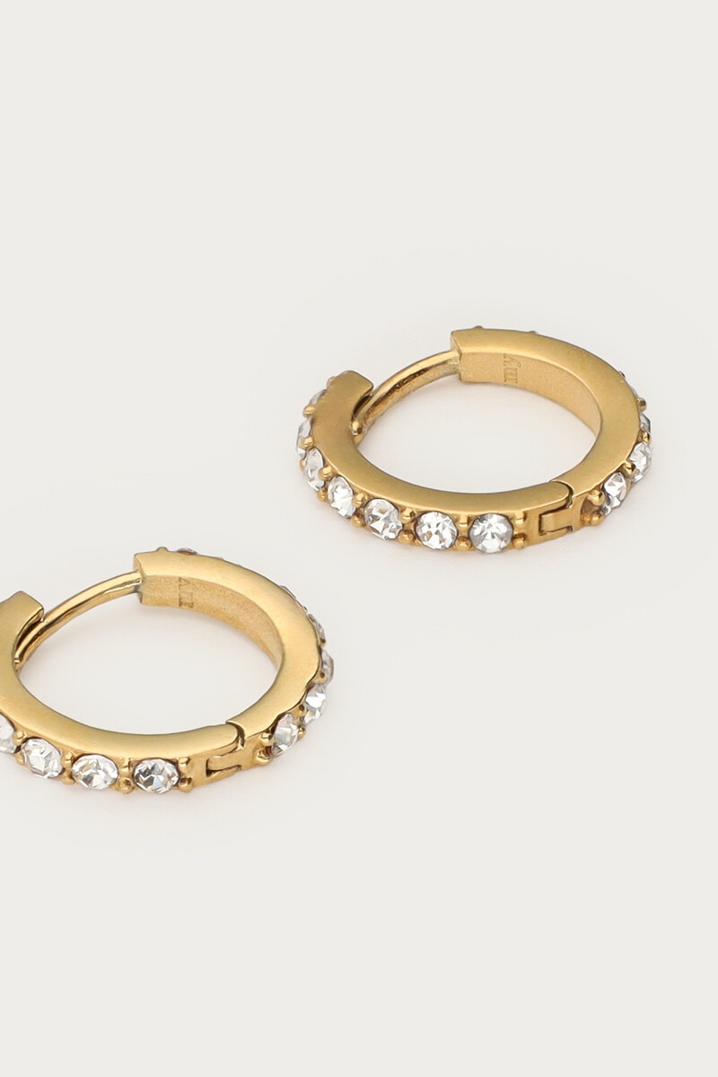 Clear rhinestone earrings | My Jewellery