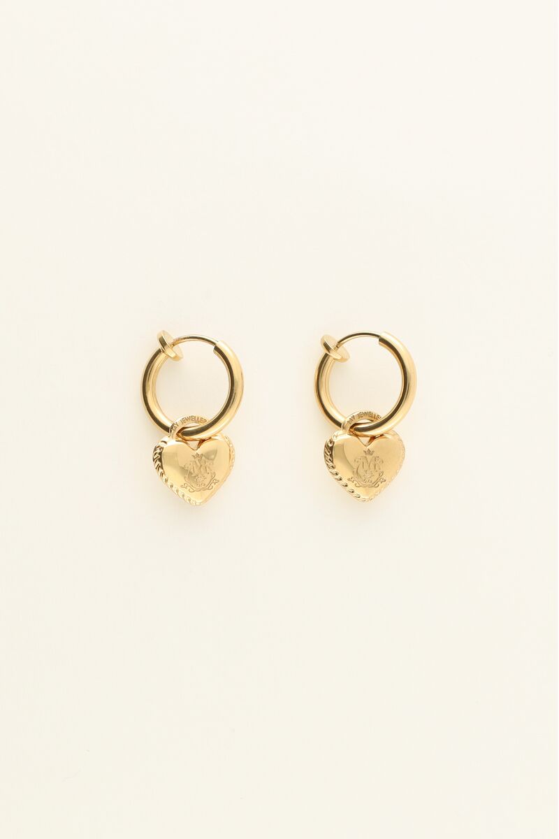 Clip-on earrings heart | My Jewellery