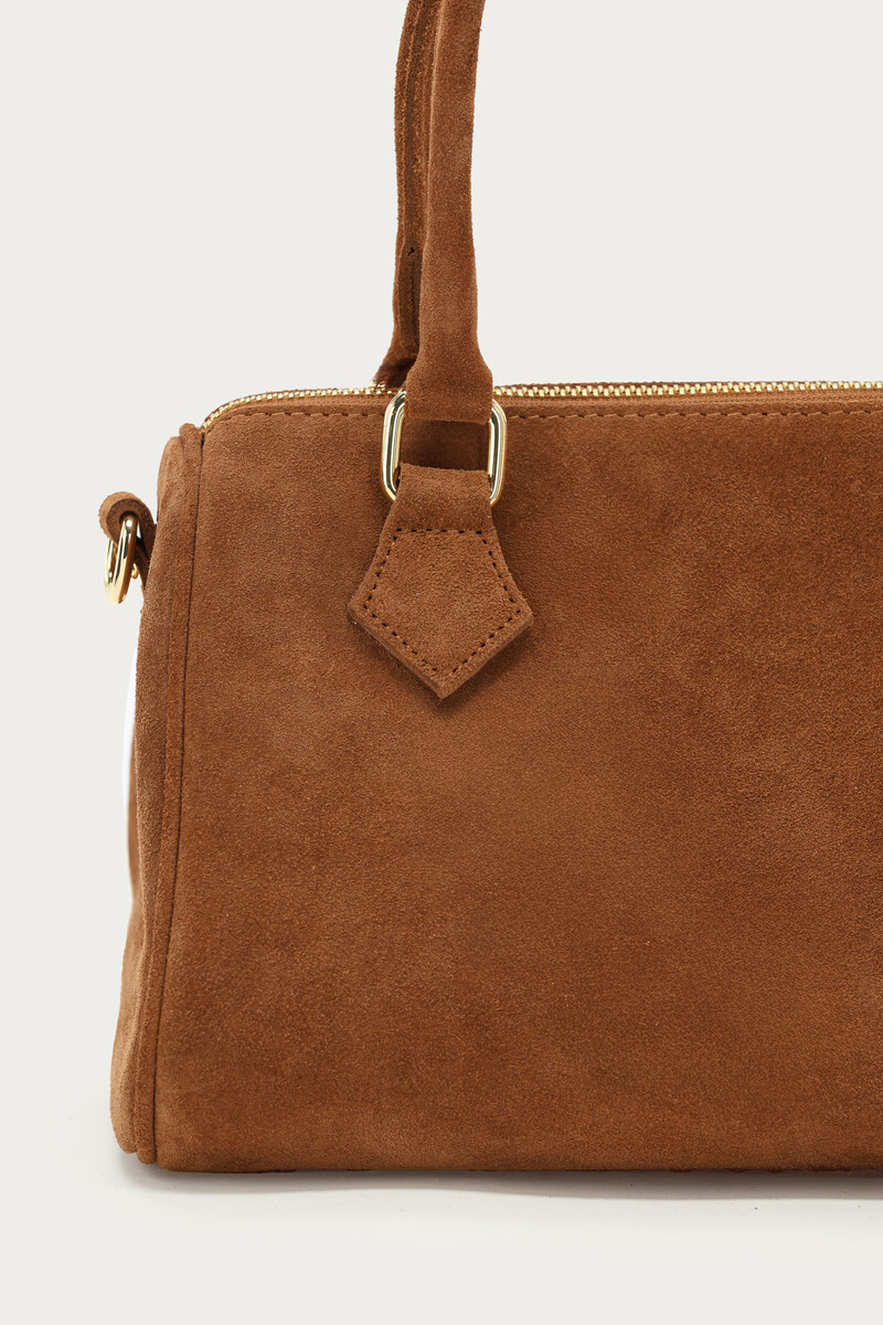 Cognac suede bag | My Jewellery