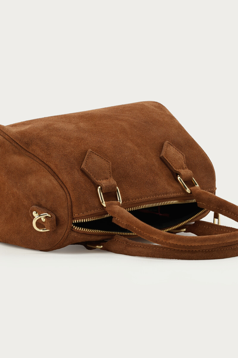 Cognac suede bag | My Jewellery