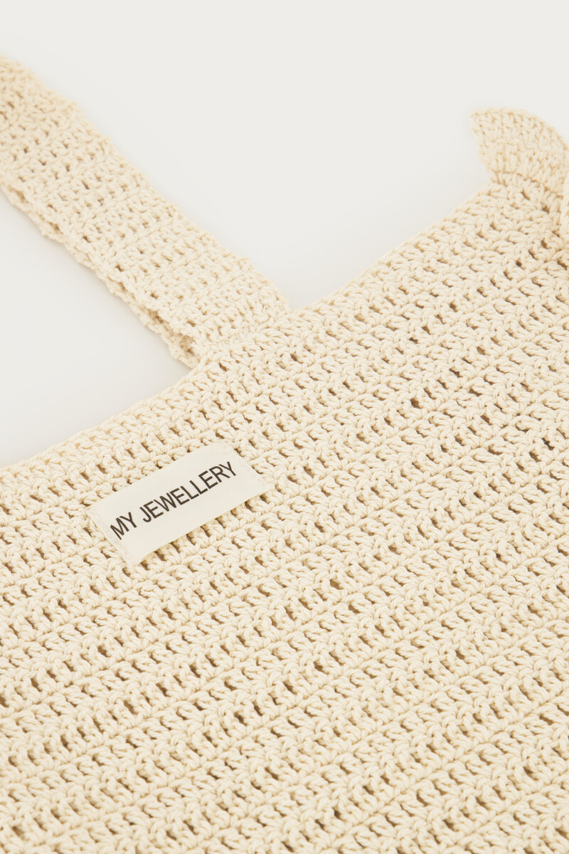 Crochet shopper beige | My Jewellery