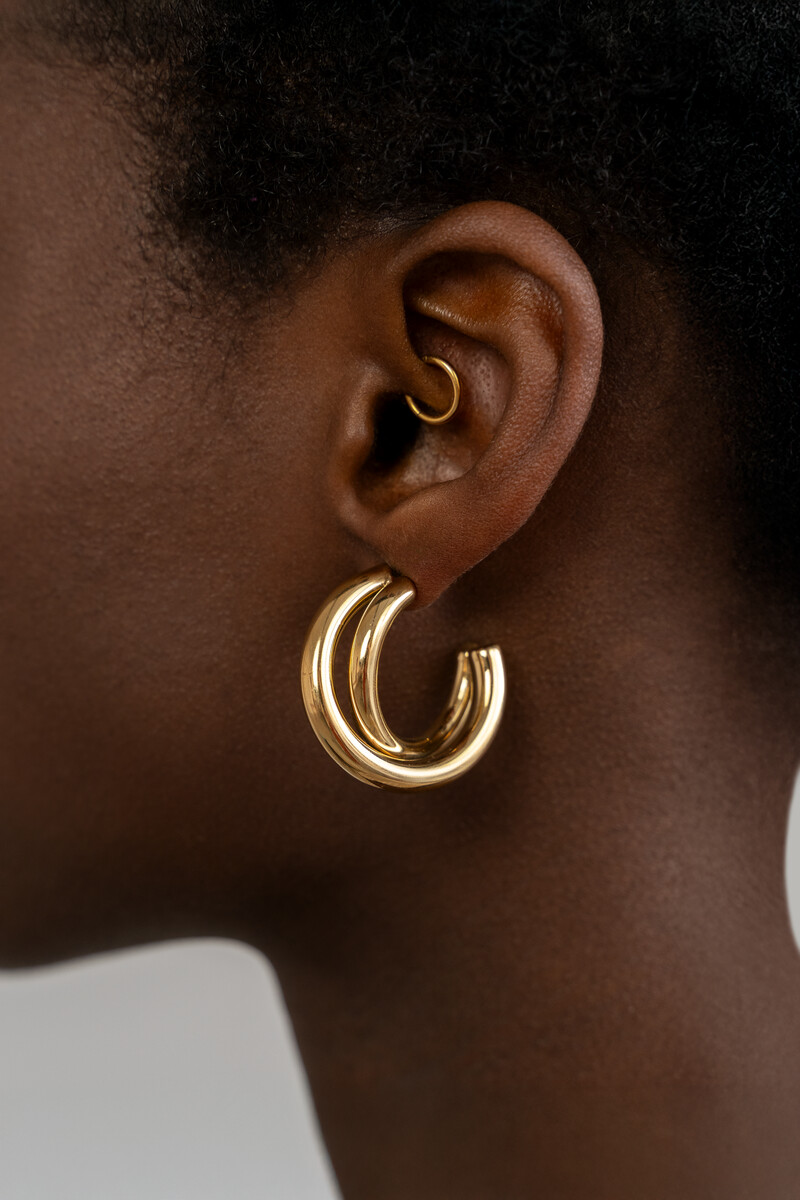 Earrings with crossover | My Jewellery