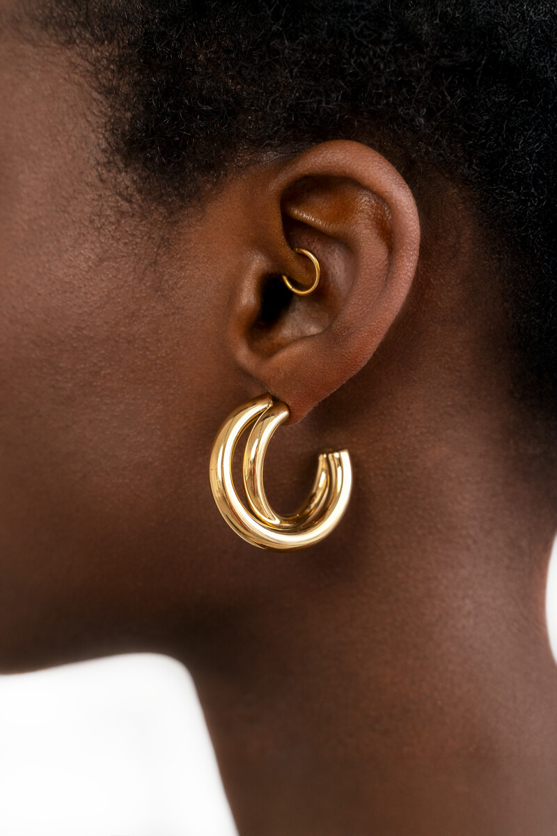 Earrings with crossover | My Jewellery