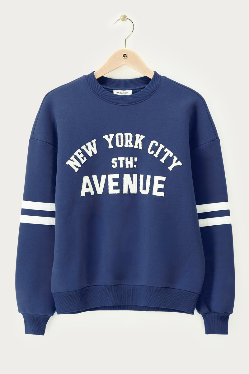 Dark blue sweater "5th Avenue" | My Jewellery