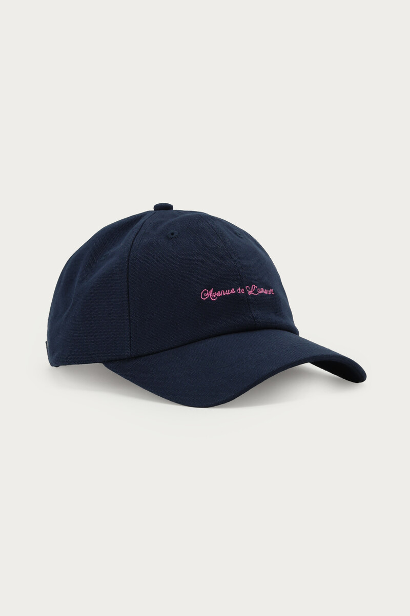 Dark blue cap "Avenue de L'amour" | My Jewellery