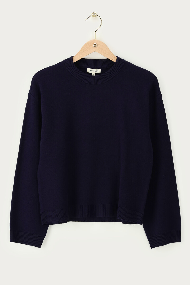 Dark blue sweater | My Jewellery