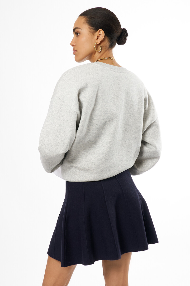 Dark blue knitted skirt | My Jewellery