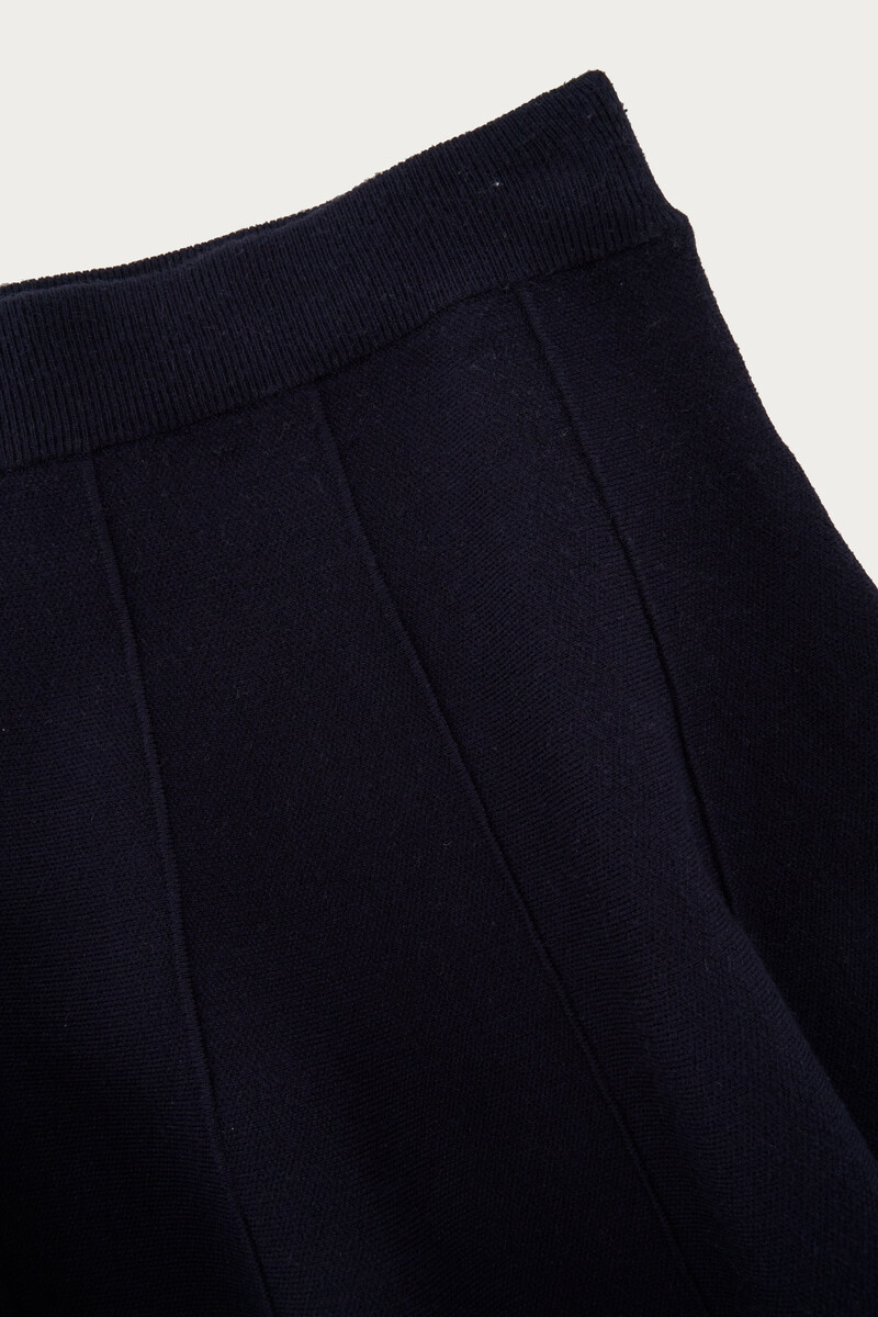 Dark blue knitted skirt | My Jewellery