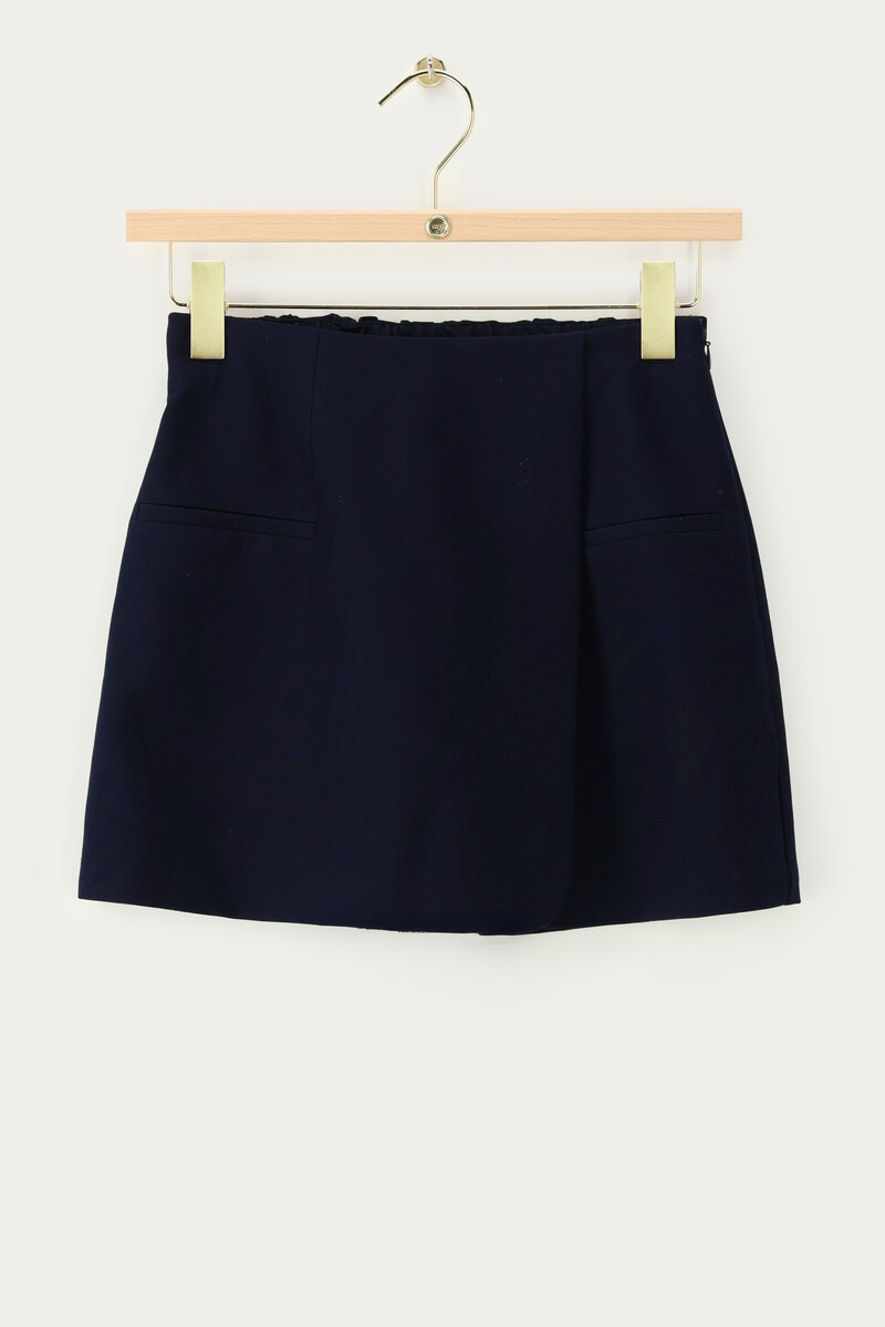 Dark blue skort with overlap | My Jewellery