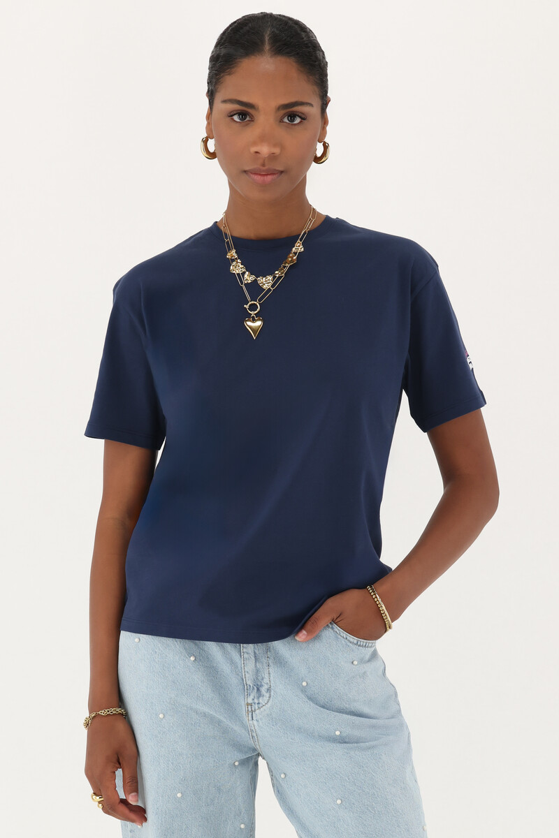 Dark blue T-shirt "place de l'étoile" | My Jewellery