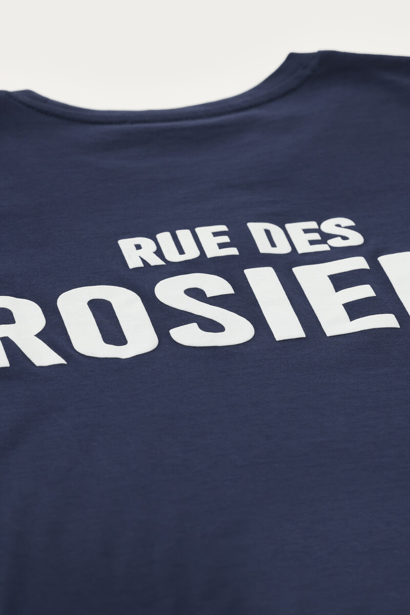 Dark blue T-shirt "Rue des Rosiers" | My Jewellery