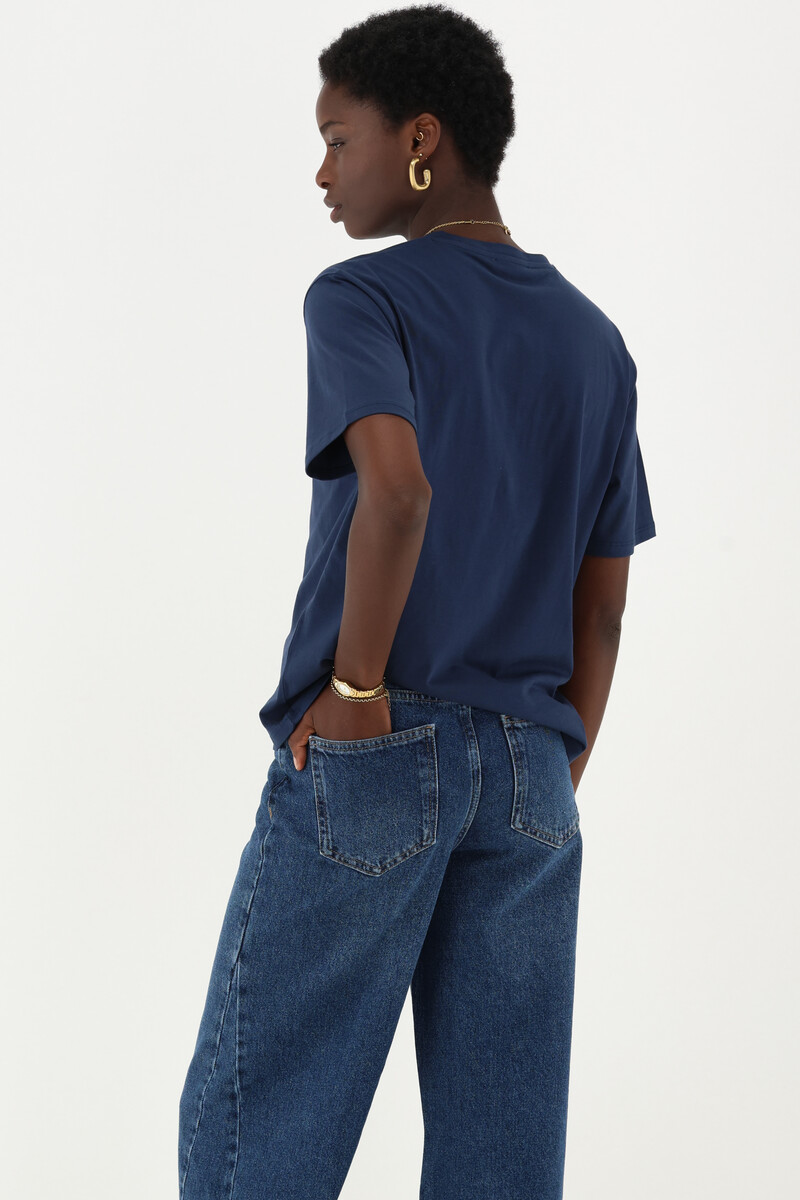 Dark blue T-shirt "Rue saint-honoré" | My Jewellery