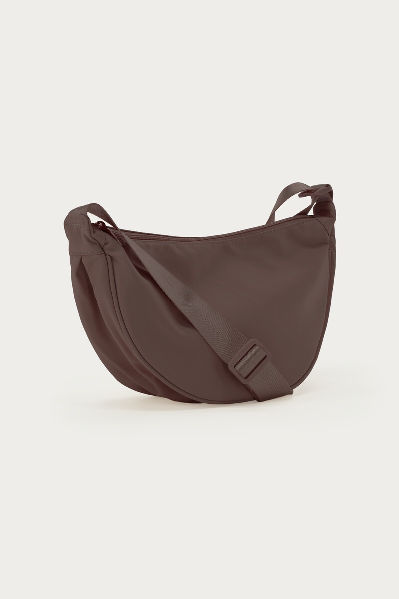 Dark brown basic crossbody bag small | My Jewellery