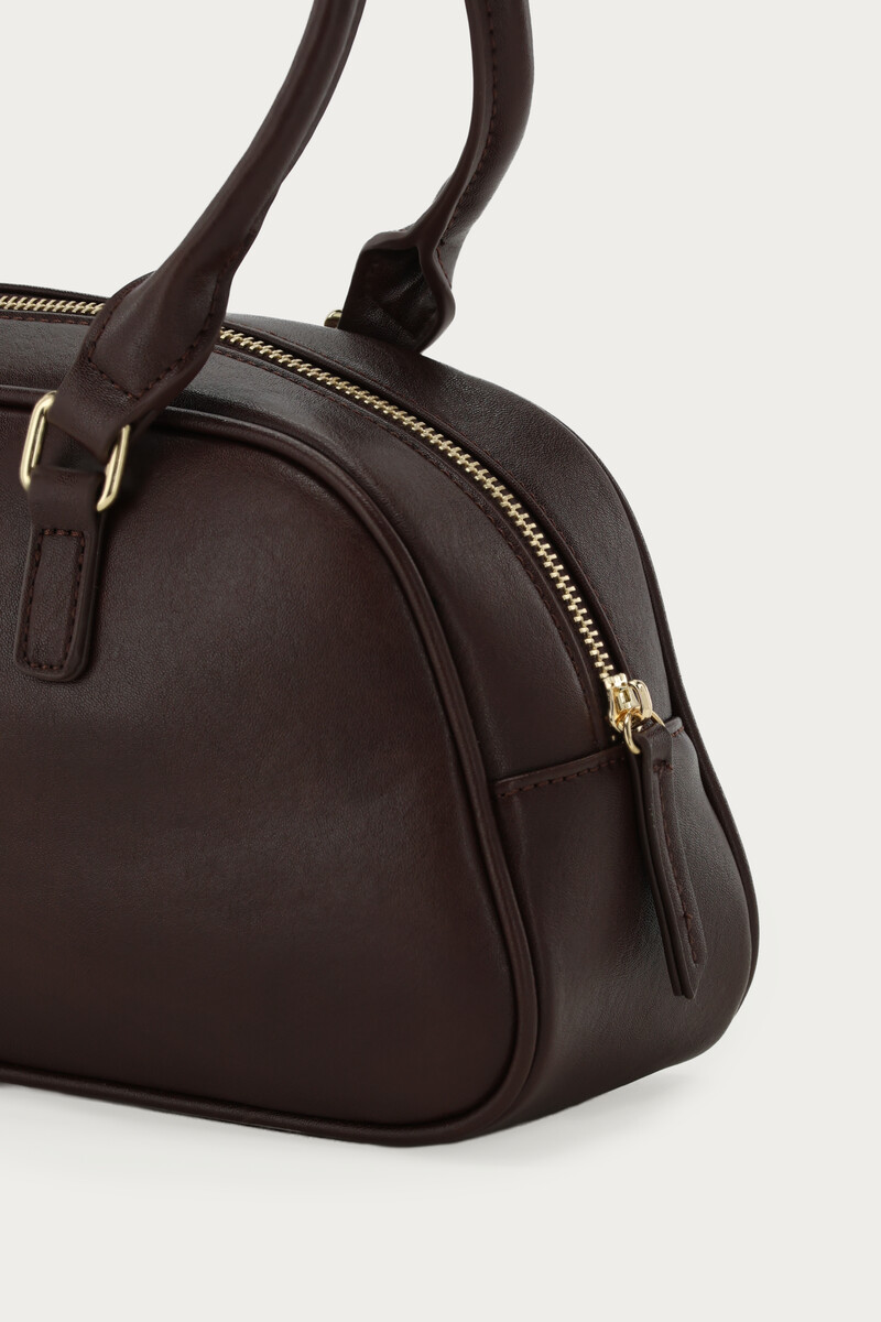 Dark brown bowling bag | My Jewellery