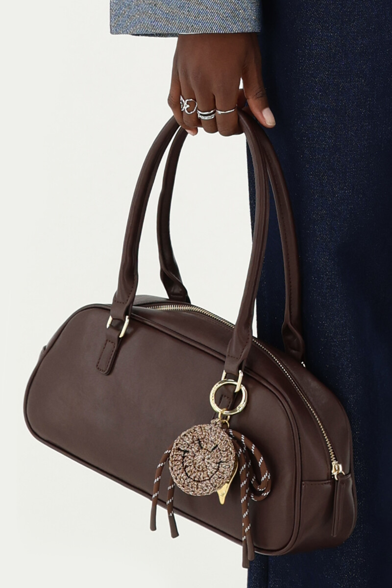 Dark brown bowling bag | My Jewellery