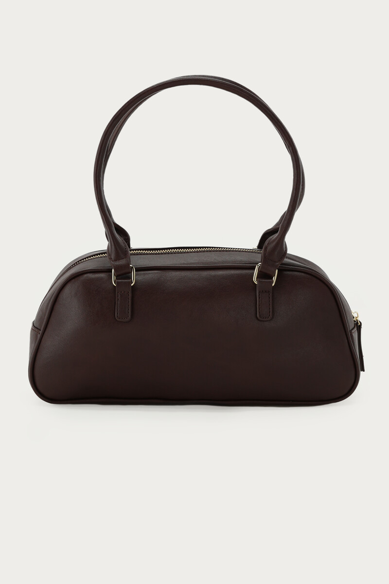 Dark brown bowling bag | My Jewellery