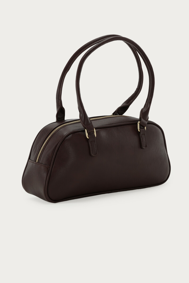 Dark brown bowling bag | My Jewellery
