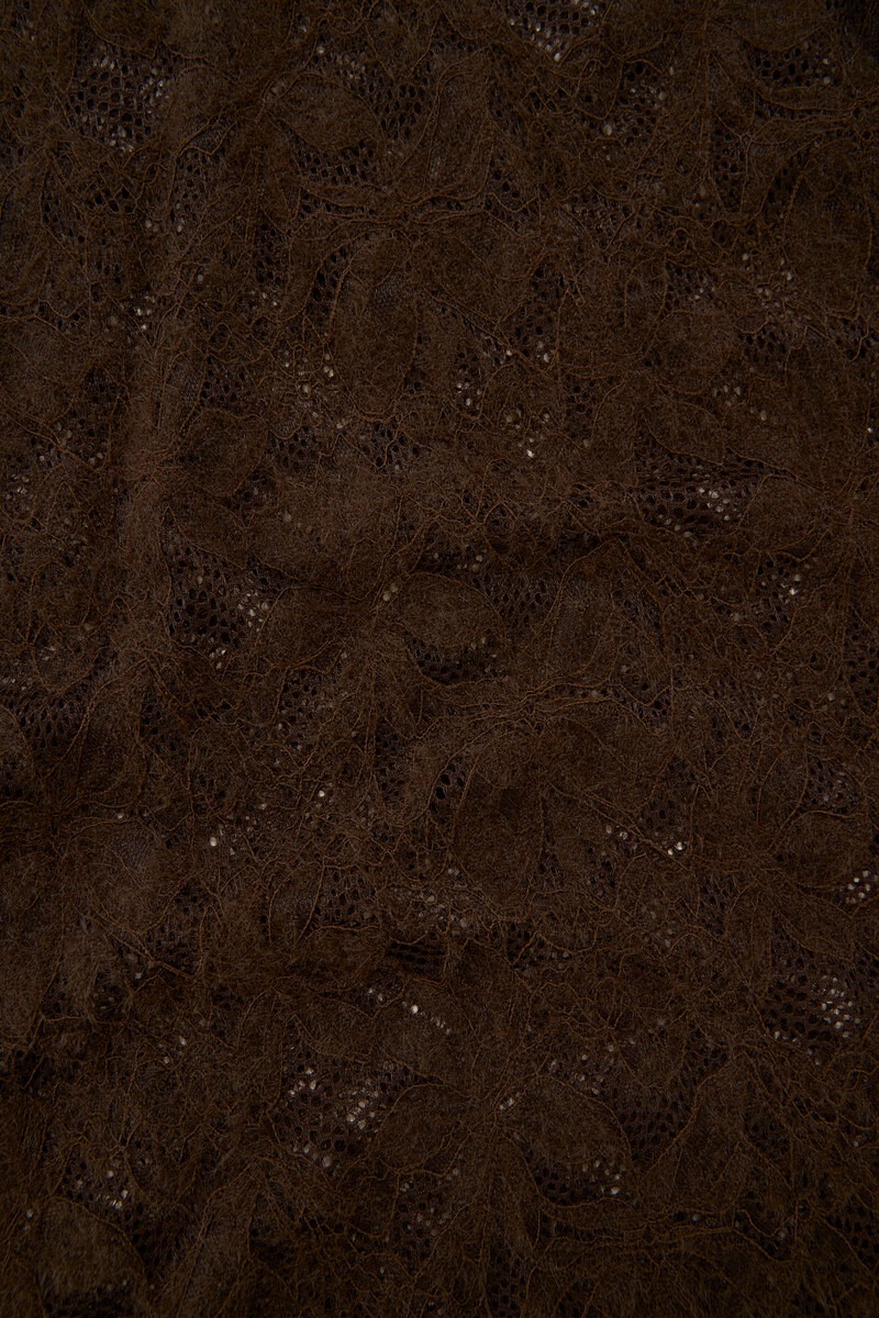 Dark brown lace top with cuffs | My Jewellery