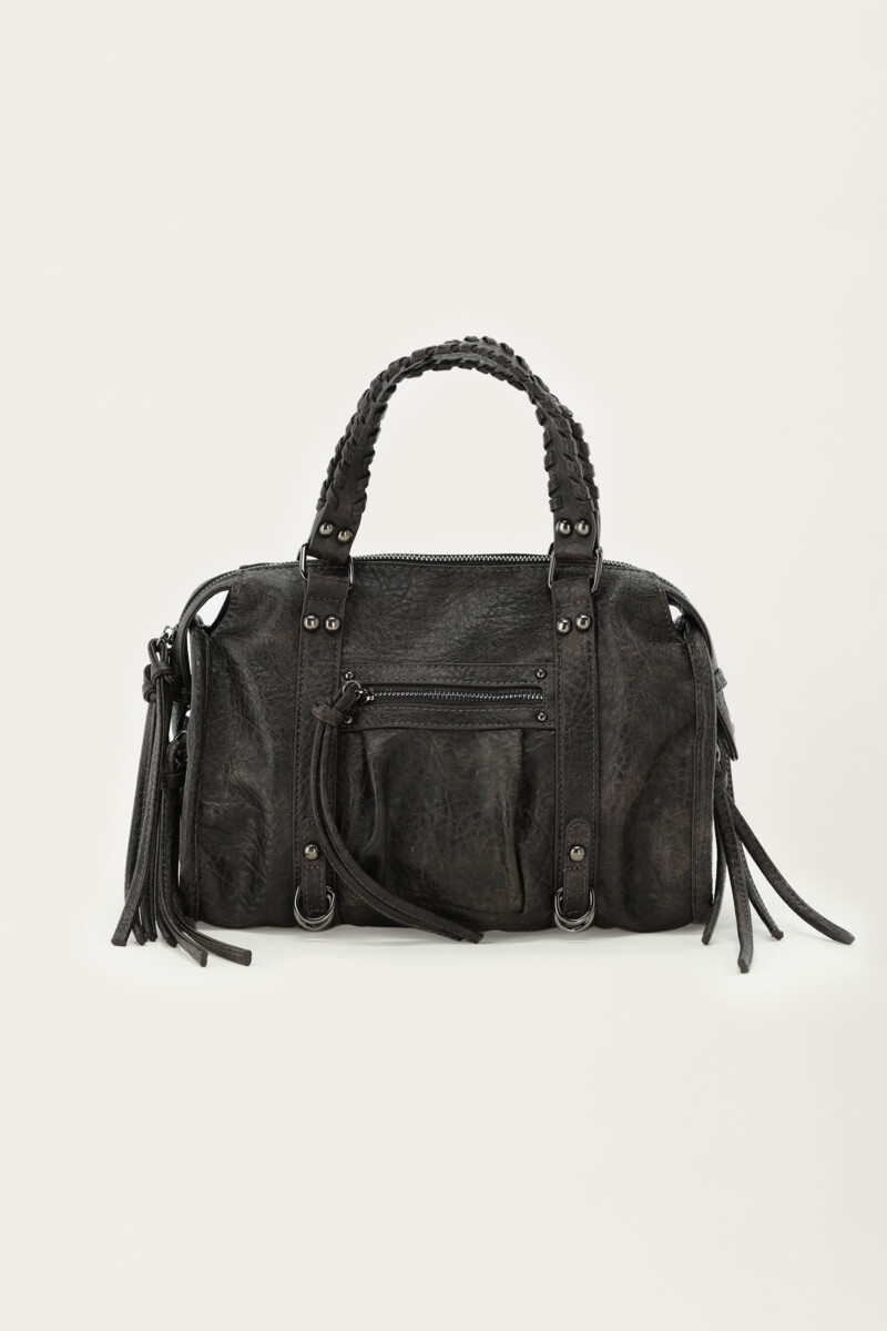 Dark brown small PU cargo bag | My Jewellery