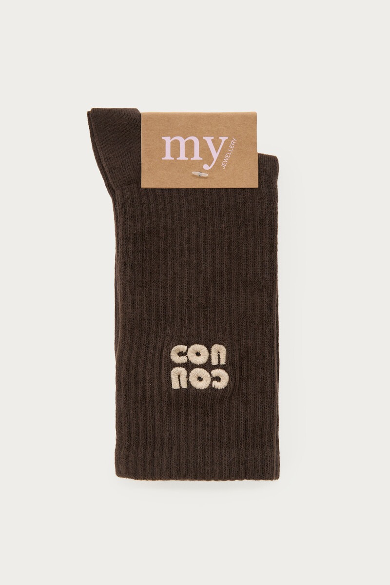 Dark Brown Socks CouCou | My Jewellery