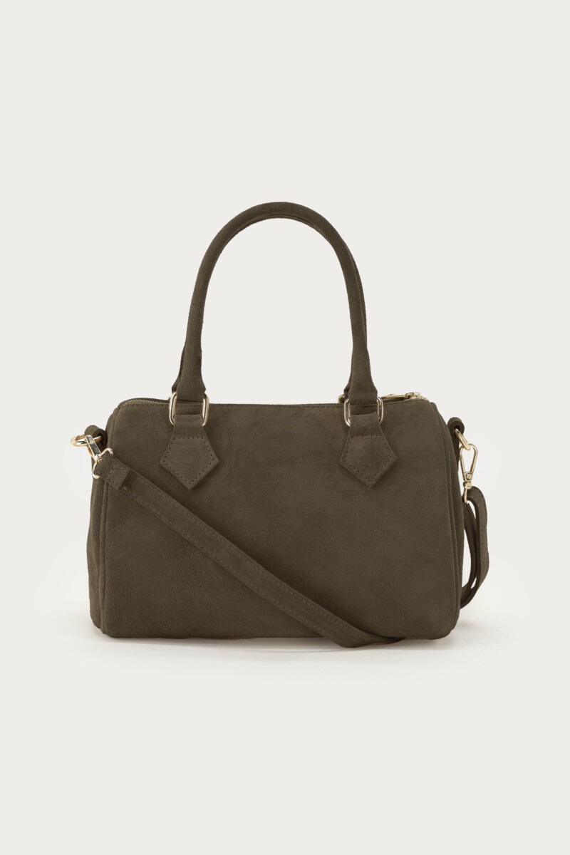 Dark green suede bag | My Jewellery