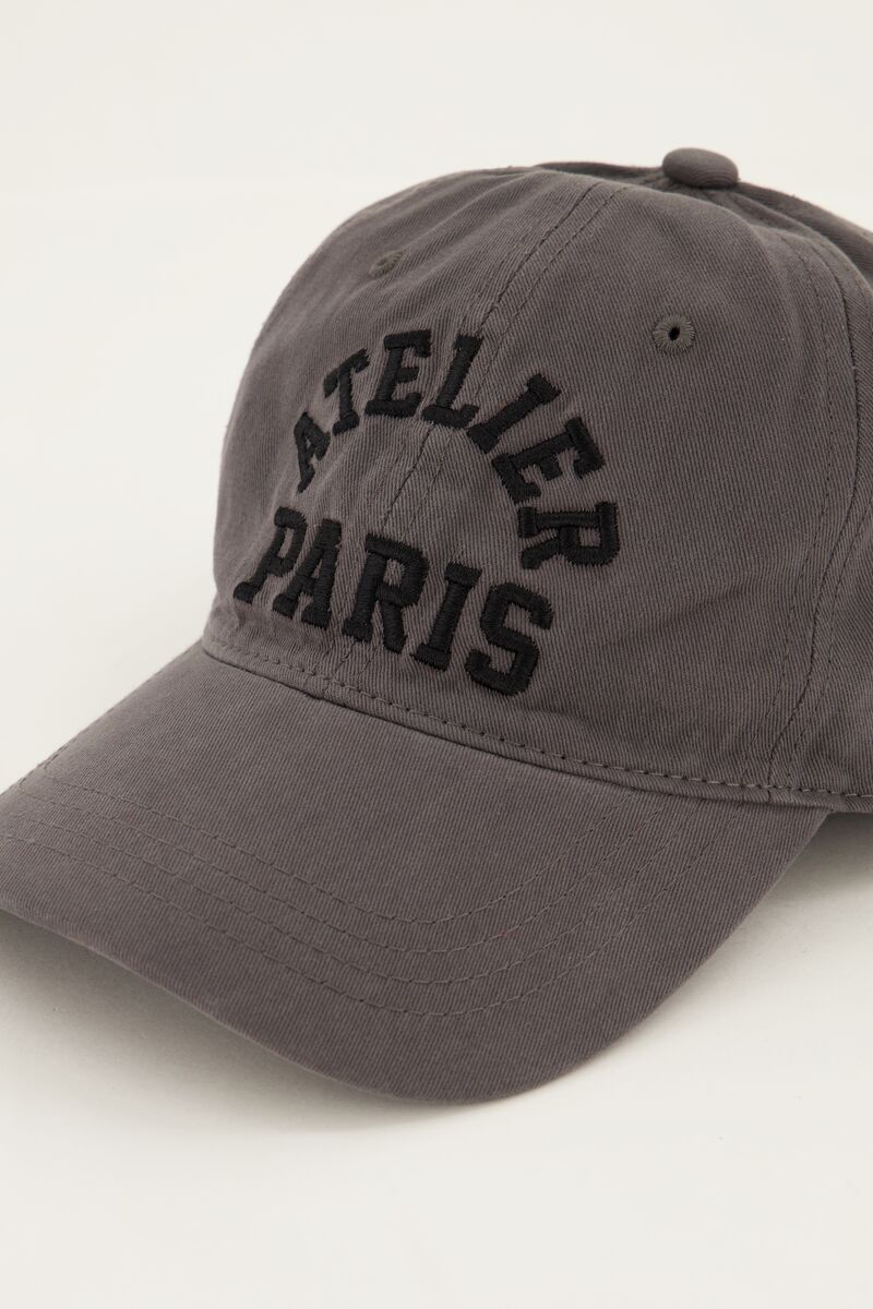 Dark grey cap "Atelier Paris" | My Jewellery
