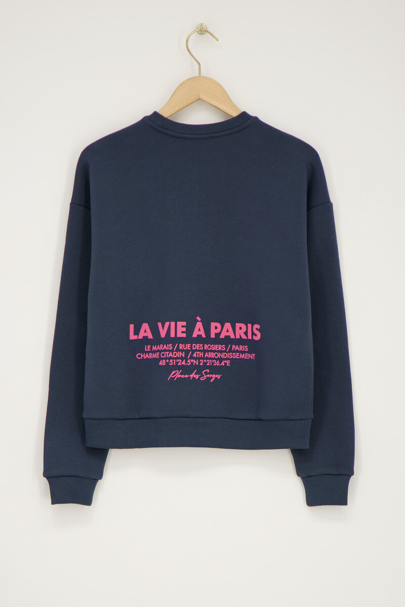 Sweat foncé"La vie a Paris"| - My jewellery - Modalova