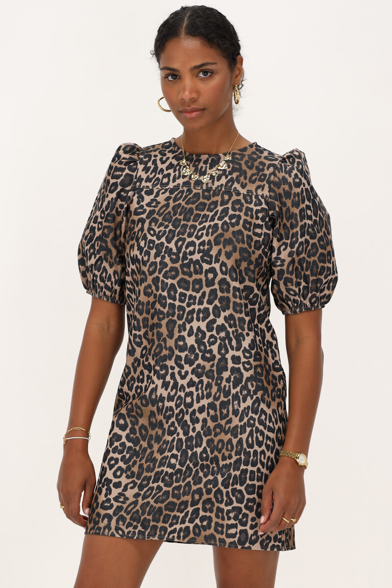Jurk leopard print new arrivals