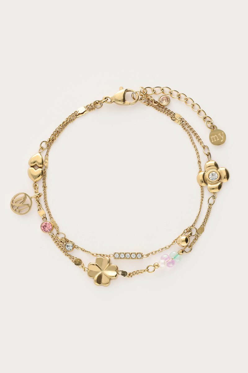 Double bracelet with charms "dreams come true" | My Jewellery