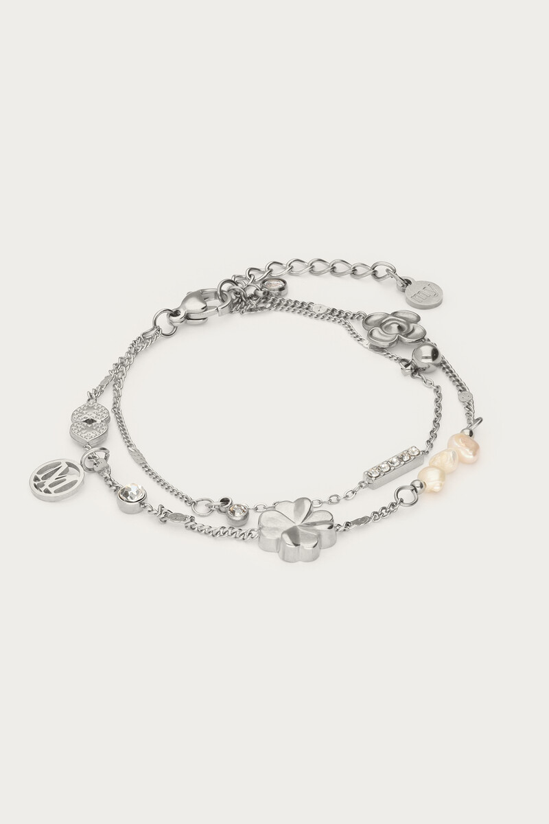 Double bracelet with freshwater pearls "dreams come true" | My Jewellery