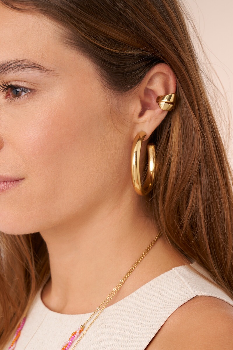 Double ear cuff with organic shape | My Jewellery