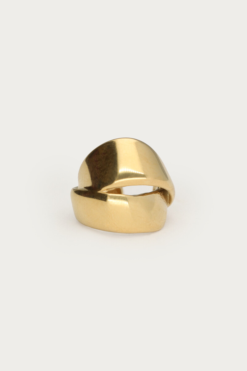 Double ear cuff with organic shape