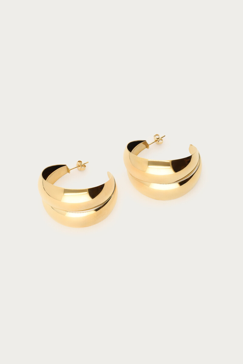 Double hoop earrings 90's | My Jewellery