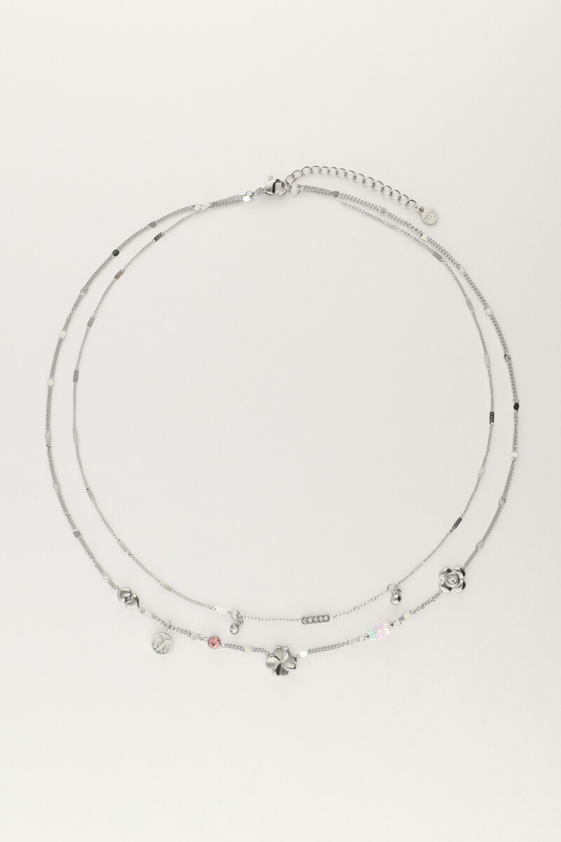 Layering Kette mit Anhängern "dreams come true"