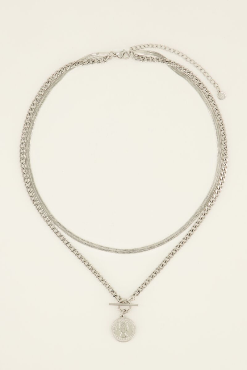 Double necklace with coins | My Jewellery