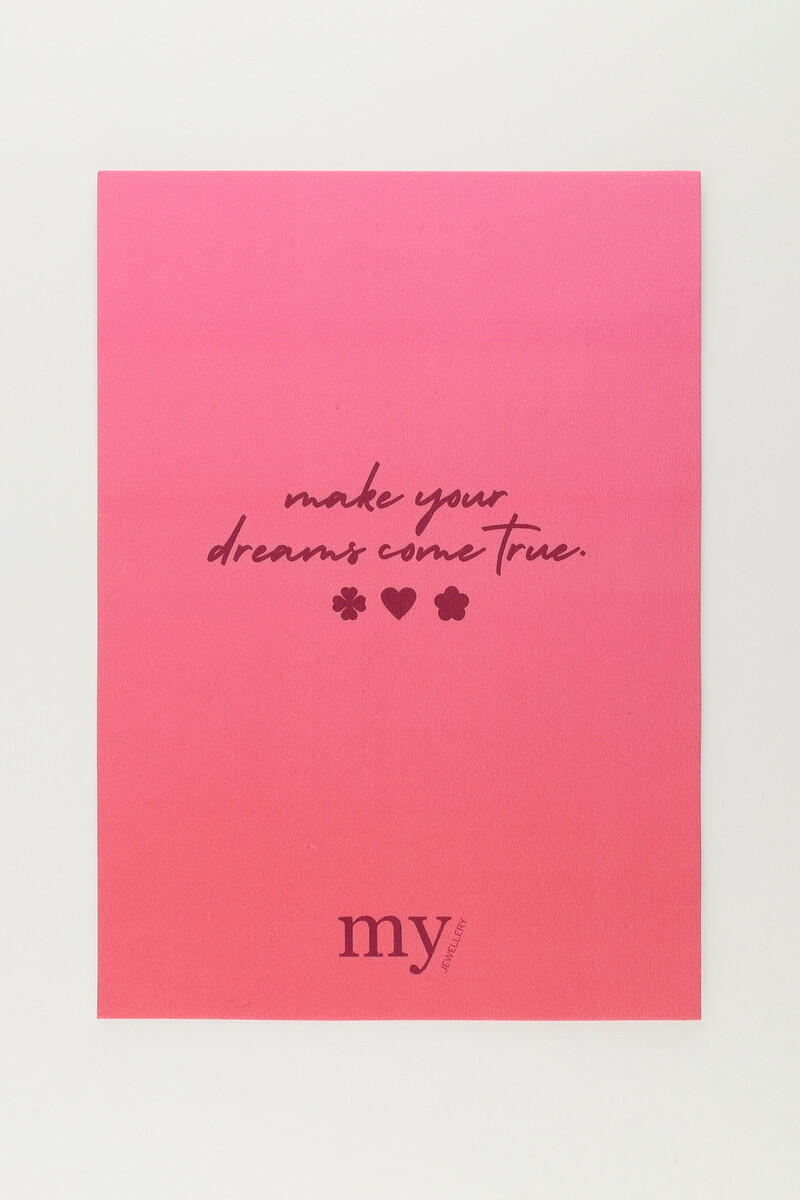 Dreams come true card
