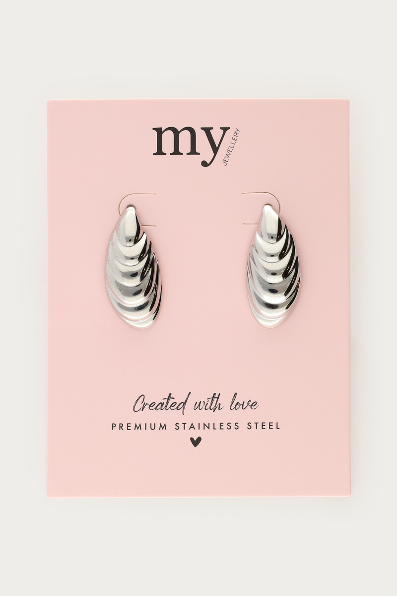 Earrings oblong shell | My Jewellery