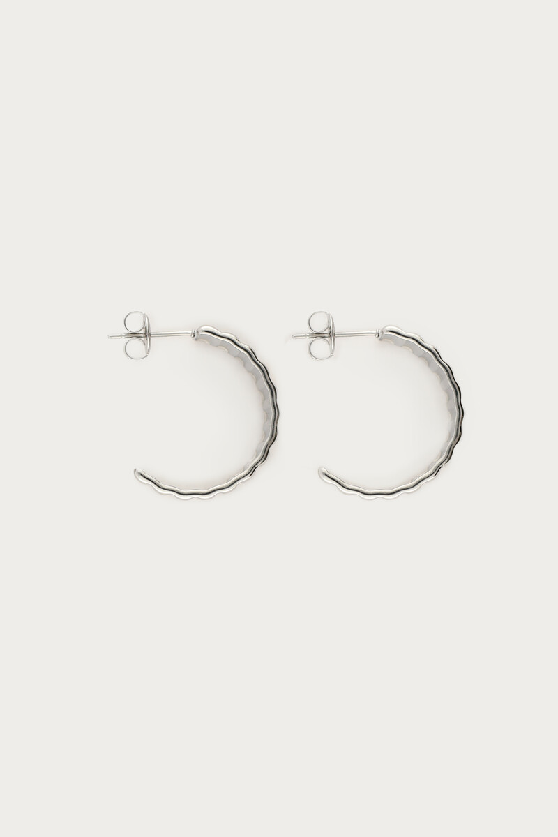 Earrings half round striped | My Jewellery