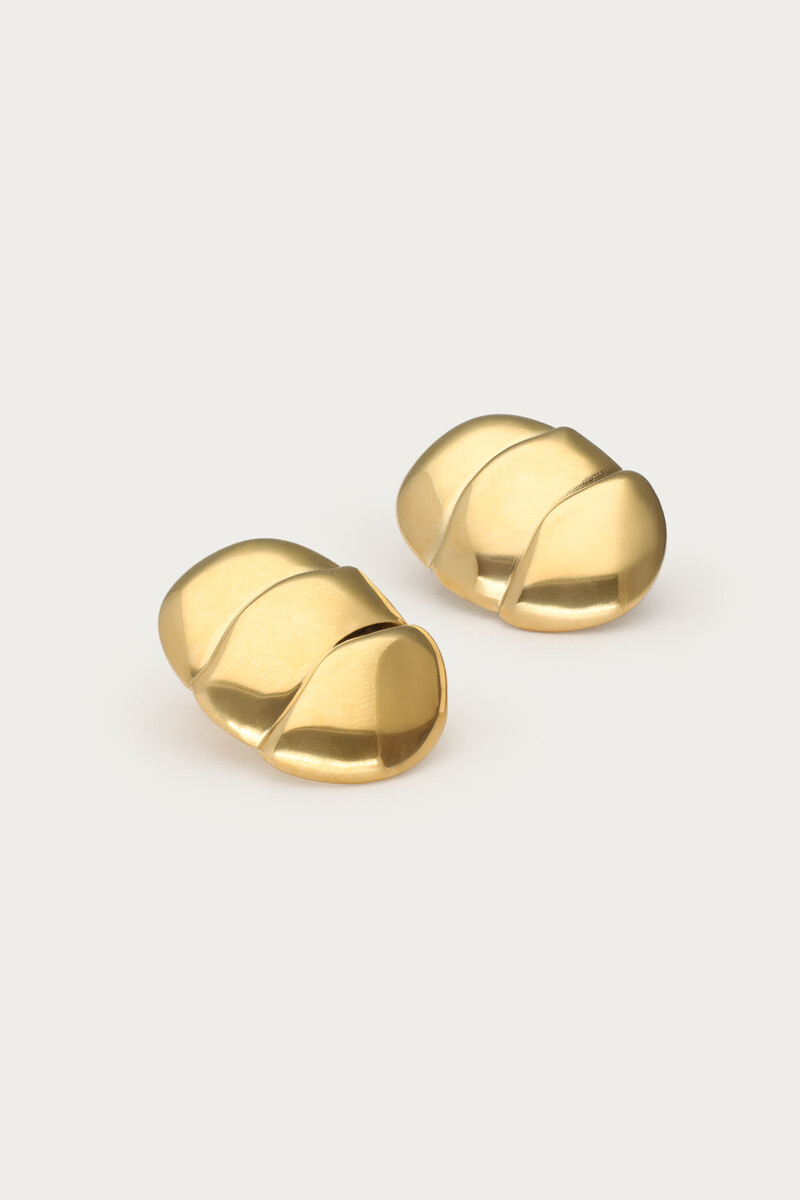 Earrings oval striped | My Jewellery
